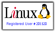 Registered Linux User #201520