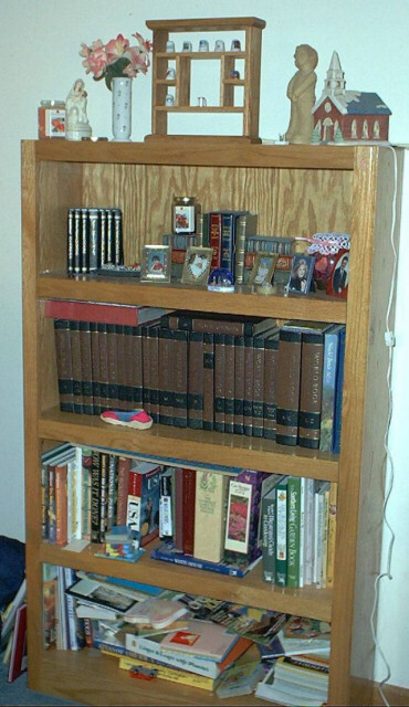 [Oak Book Shelf]